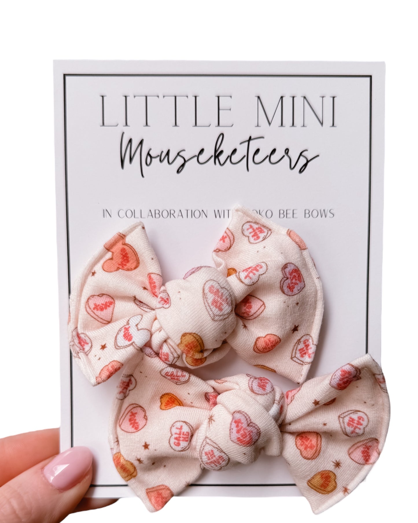 Candy Hearts: Piggie Bows